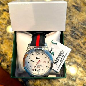 Men’s Lacoste watch NWT